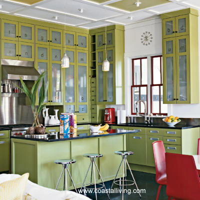 Kitchen Cabinets  Francisco on Green Kitchen Cabinets